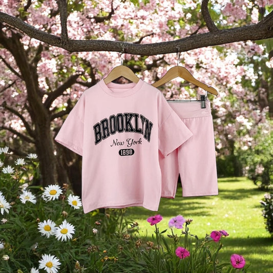 Baby Pink "Brooklyn" 2pc Set 4-14 Years