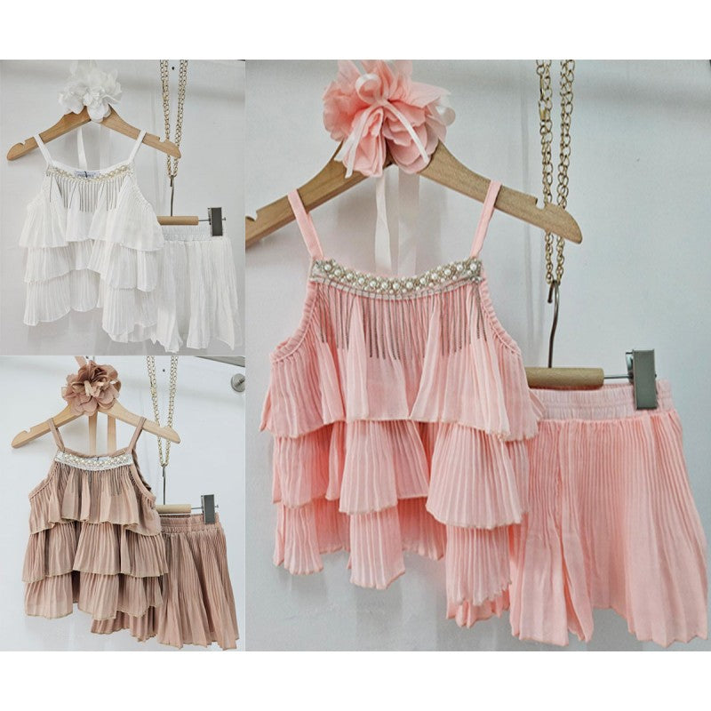 Girl's 3pcs Short Set
