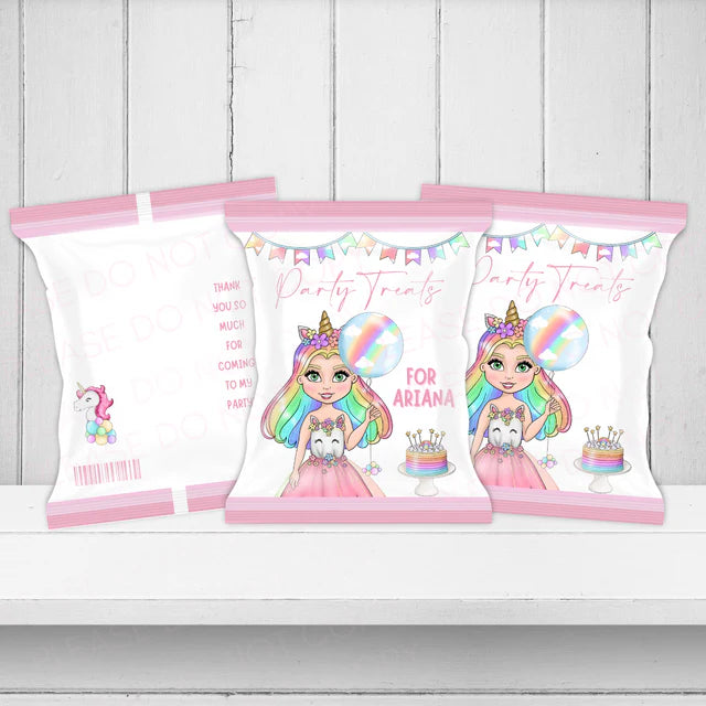 Birthday treat packs - designs I can do are imaged