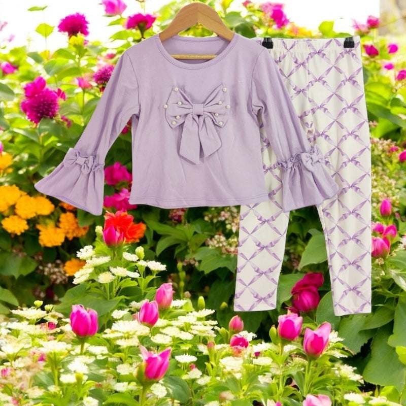 Girl's Bow Suit