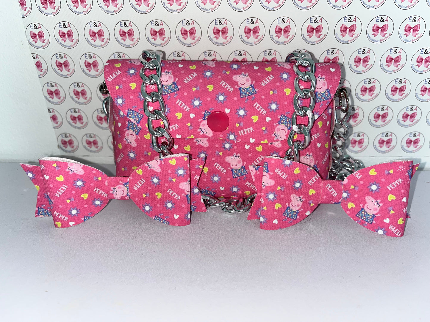 Toddler bag and bow sets (set 2) - please upload the design you want or message me