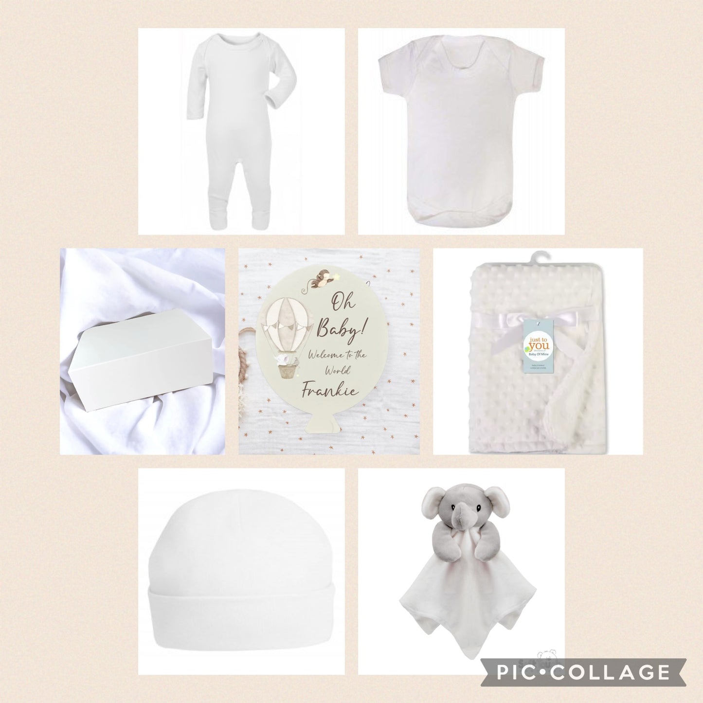 Baby bundle all personalised to your choice