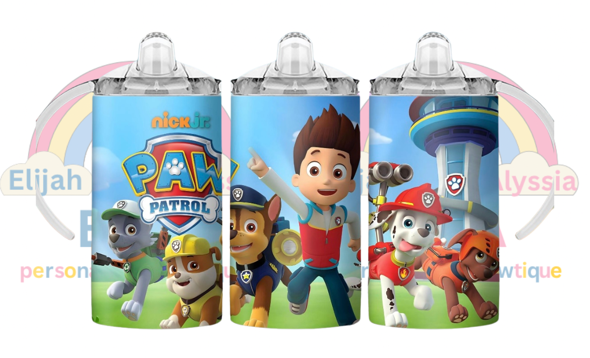 12oz Sippy cup (turns into a normal tumbler with straw comes with 2 lids) personalised tumbler - 1000’s of designs available please message me for more designs