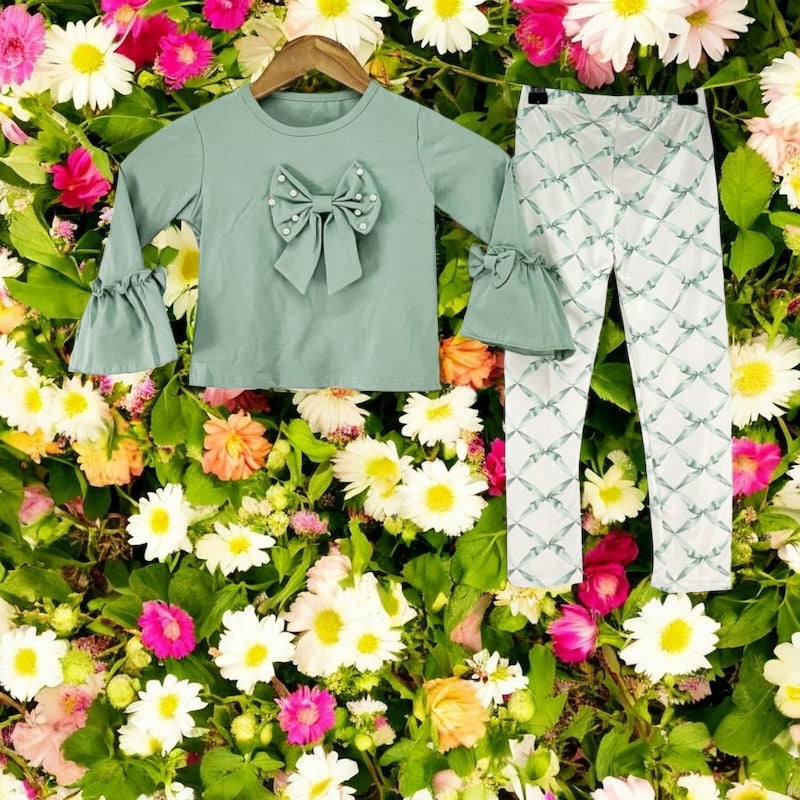 Girl's Bow Suit