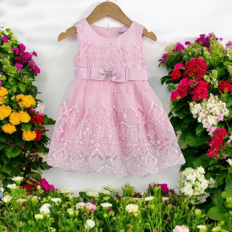 Pink Diamante Bow Party
Dress 6-36M