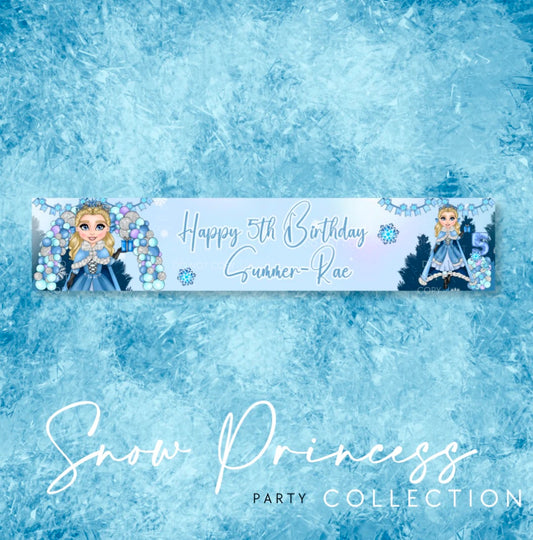 Personalised birthday banner