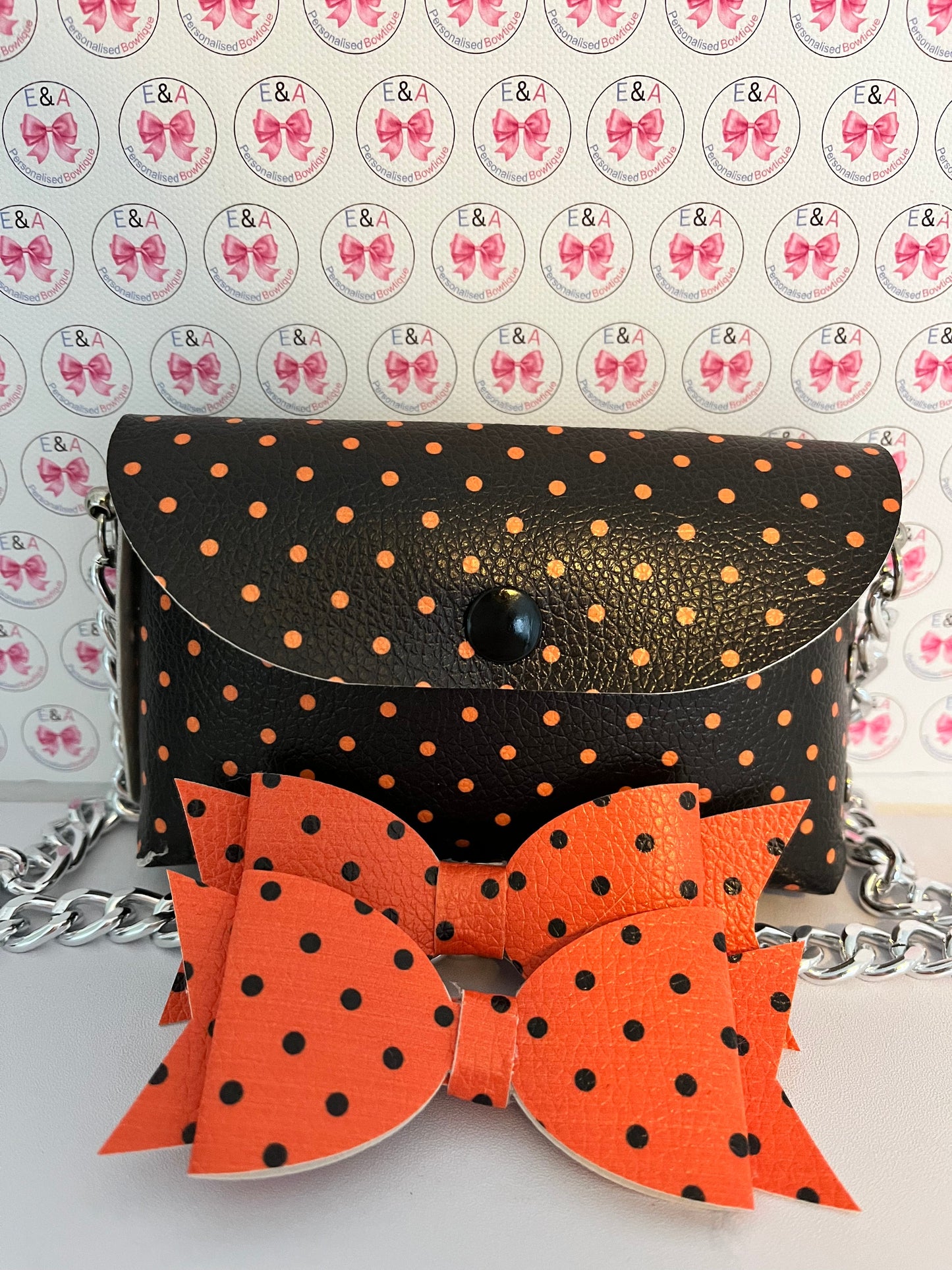 Toddler bag and bow sets (set 2) - please upload the design you want or message me