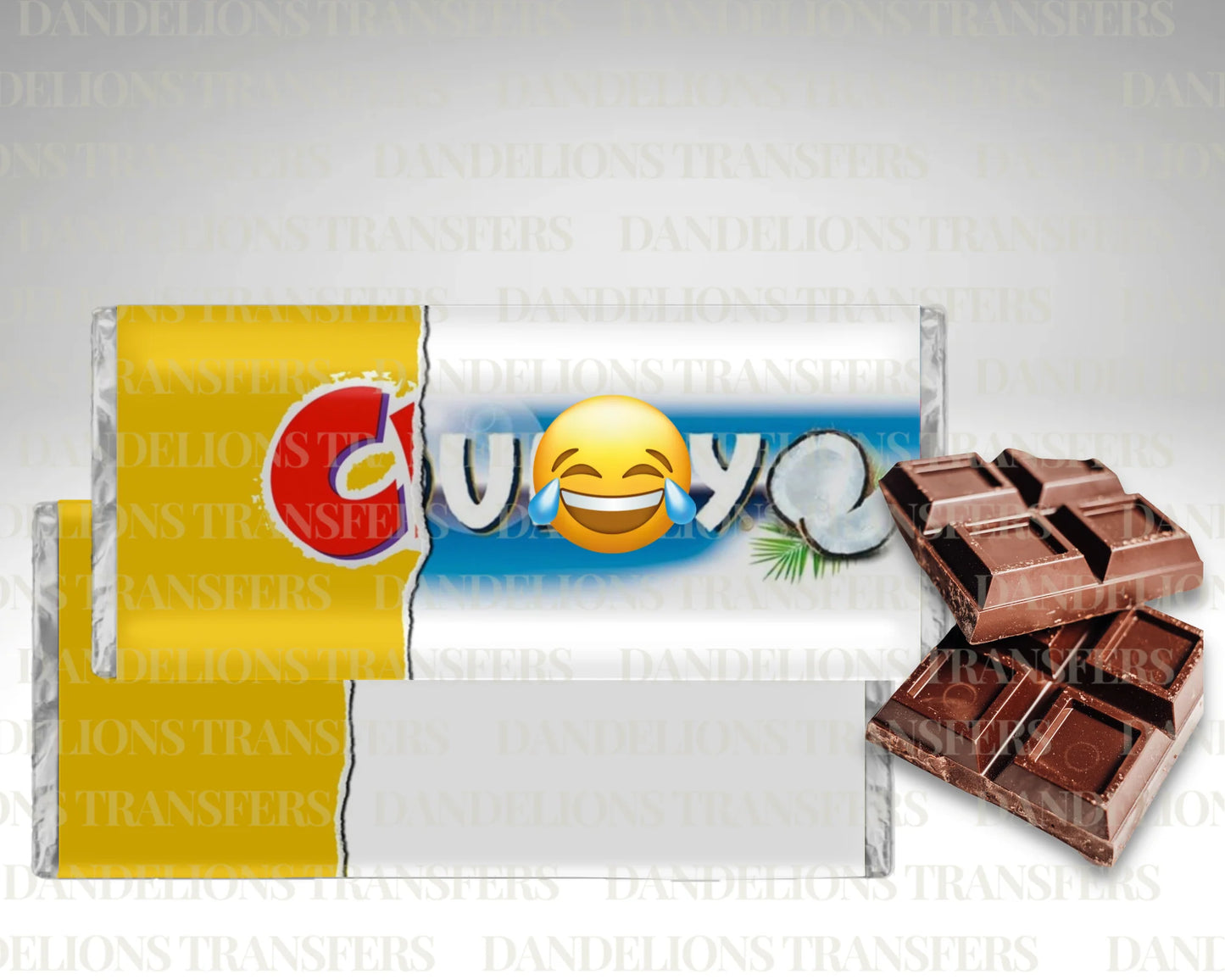 Naughty chocolate wrapper + galaxy chocolate bar