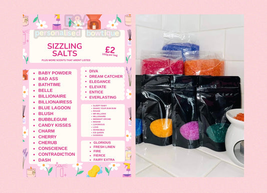 Scented Burner Salts 100g pack