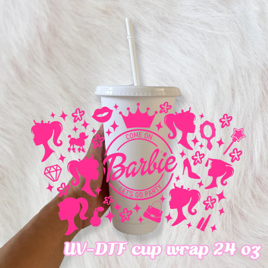 24oz cold cup wrap decal