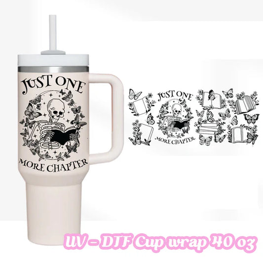 40oz tumbler wrap decal