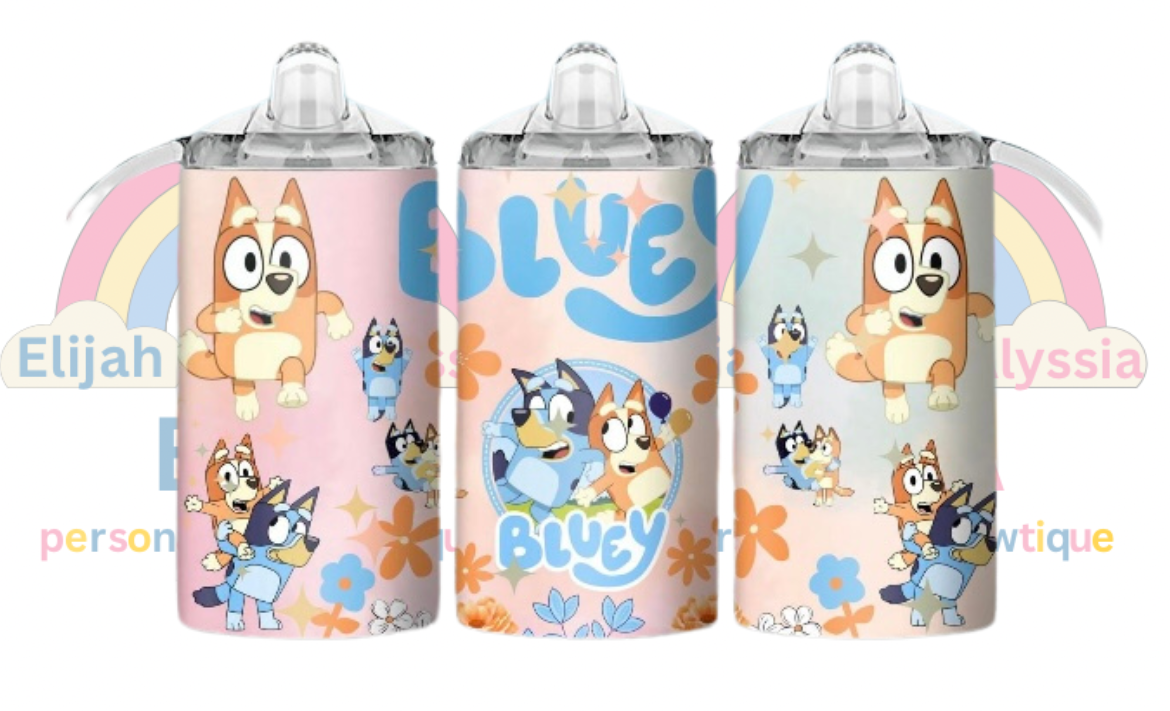 12oz Sippy cup (turns into a normal tumbler with straw comes with 2 lids) personalised tumbler - 1000’s of designs available please message me for more designs