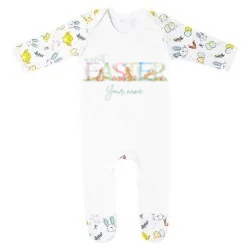 Personalised Easter baby grow