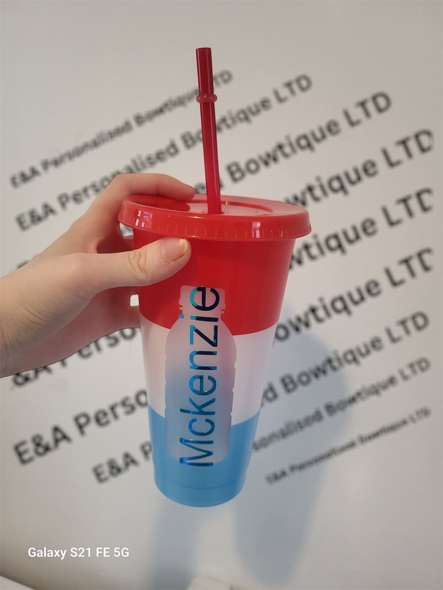 24oz personalised cold cups