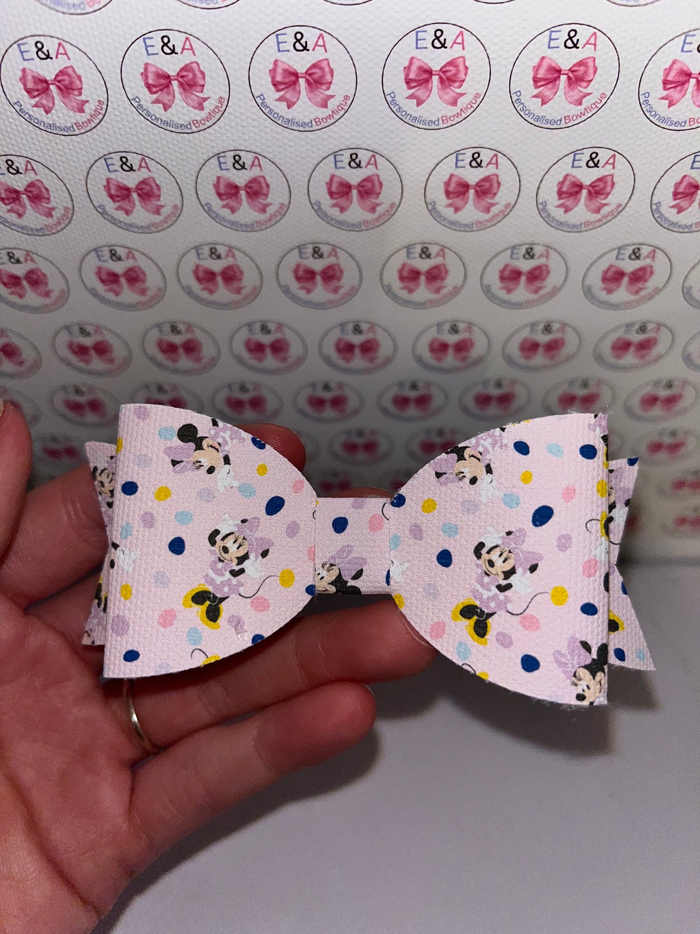 Character hair bows - all character designs are pictured in the bag and bow sets 1 & 2