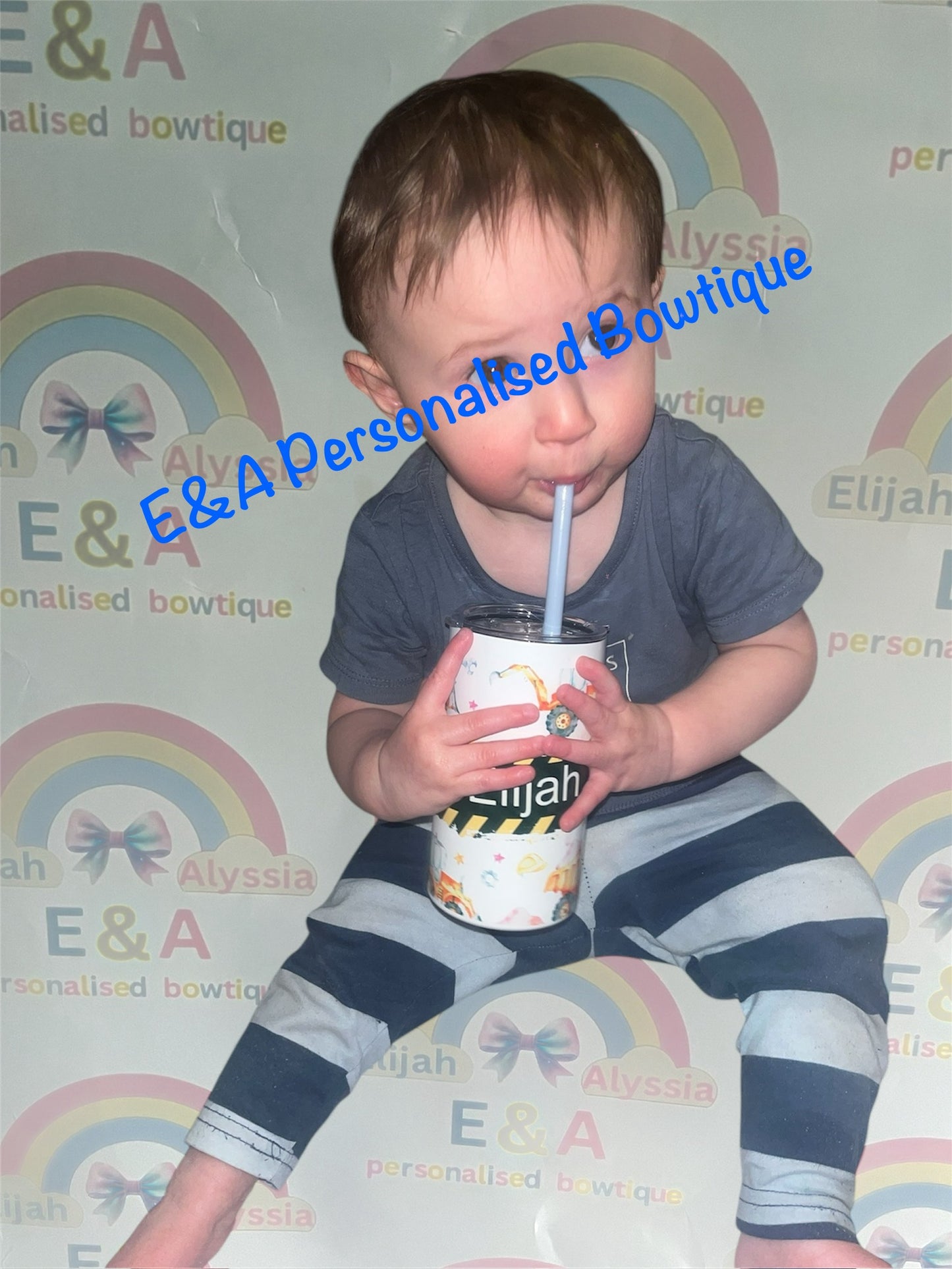 12oz Sippy cup (turns into a normal tumbler with straw comes with 2 lids) personalised tumbler - 1000’s of designs available please message me for more designs
