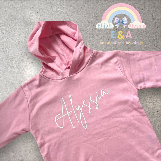 Children’s personalised hoodies