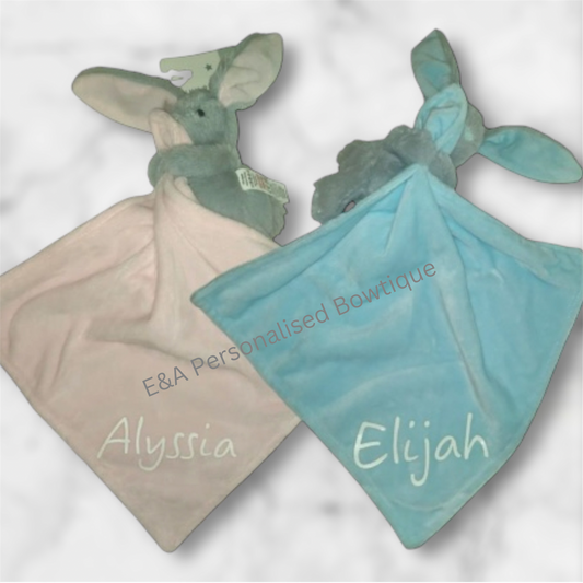 Personalised bunny comforters