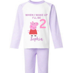 "WHEN I WAKE UP" personalised pyjamas - most designs available on the DTF collection or pop me a message with the design you would like as well as lots more styled pyjamas on website