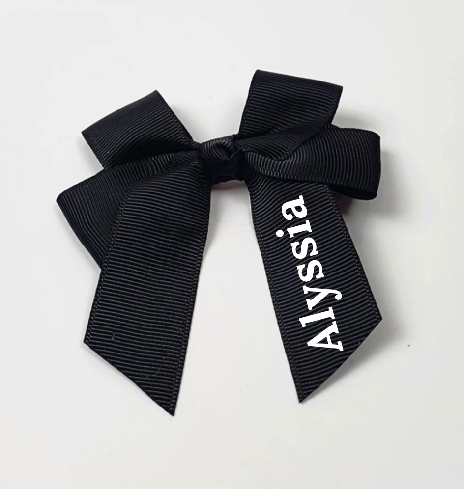 Personalised hair bows